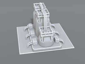 industrial tank 3D 프린트 모델