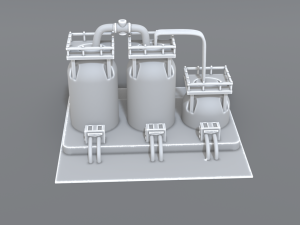 industrial tank 3D 프린트 모델