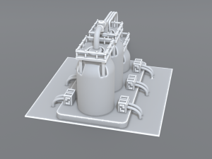 industrial tank 3D 프린트 모델