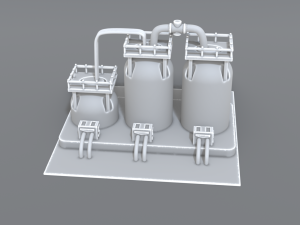 industrial tank 3D 프린트 모델