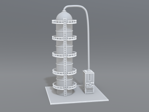 industrial tank 3D Принт Модель