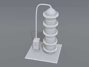 industrial tank 3D Принт Модель