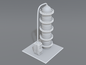 industrial tank 3D Принт Модель