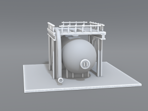 industrial tank Modelo de Impressão 3D