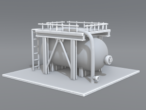 industrial tank Modelo de Impressão 3D