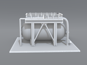 industrial tank Modelo de Impressão 3D