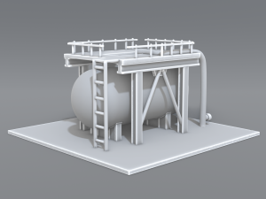 industrial tank Modelo de Impressão 3D