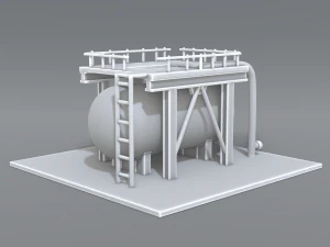 industrial tank 3D Print Model
