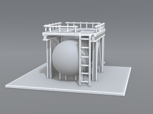 industrial tank Modelo de Impressão 3D