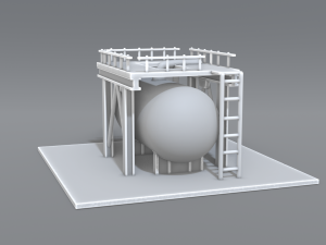 industrial tank Modelo de Impressão 3D