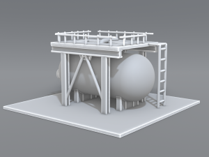 industrial tank Modelo de Impressão 3D