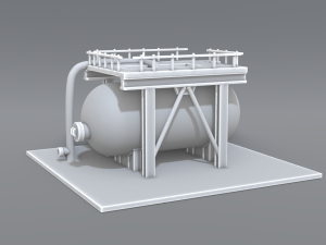 industrial tank Modelo de Impressão 3D