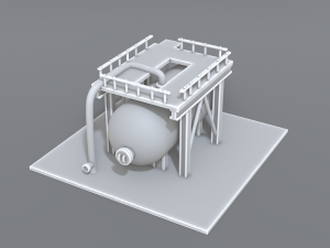 industrial tank Modelo de Impressão 3D