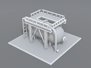 industrial tank Modelo de Impressão 3D