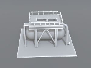 industrial tank Modelo de Impressão 3D