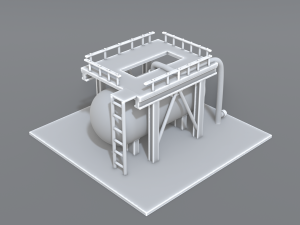 industrial tank Modelo de Impressão 3D