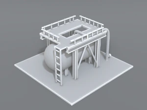 industrial tank 3D Print Model