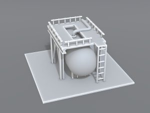 industrial tank Modelo de Impressão 3D