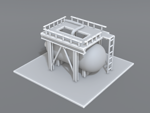 industrial tank Modelo de Impressão 3D
