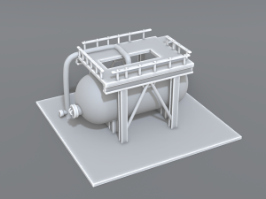 industrial tank Modelo de Impressão 3D