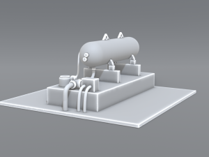 industrial tank 3D Print Model