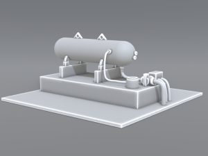 industrial tank 3D प्रिंट मॉडल