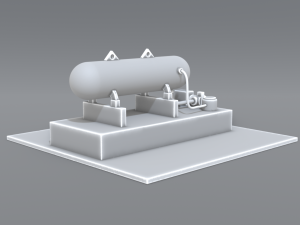 industrial tank 3D प्रिंट मॉडल