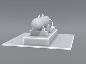 industrial tank 3D प्रिंट मॉडल