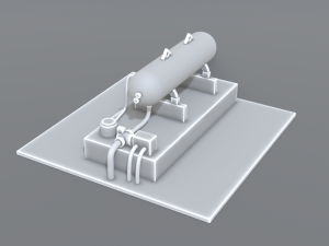 industrial tank 3D प्रिंट मॉडल