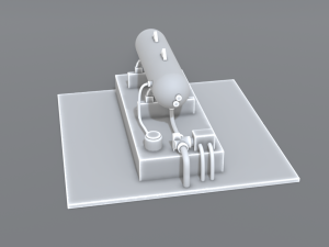 industrial tank 3D प्रिंट मॉडल
