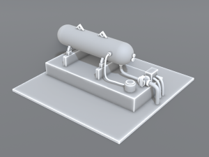 industrial tank 3D प्रिंट मॉडल