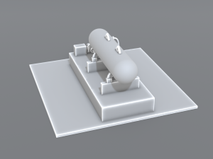 industrial tank 3D प्रिंट मॉडल