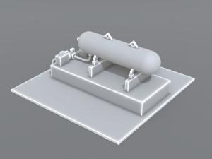 industrial tank 3D प्रिंट मॉडल