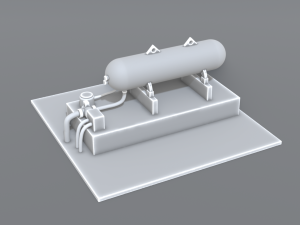 industrial tank 3D प्रिंट मॉडल