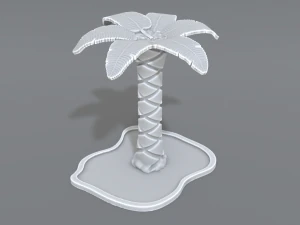 palm tree 3D Print Model
