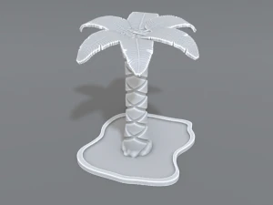 palm tree 3D Print Model