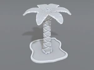 palm tree 3D Print Model