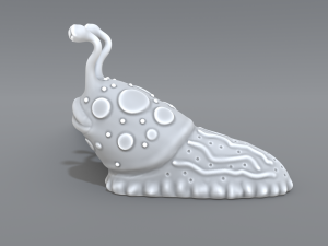 cartoon slug Model Cetak 3D