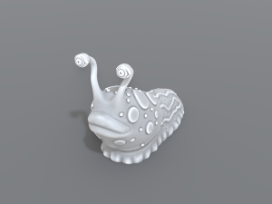 cartoon slug Model Cetak 3D