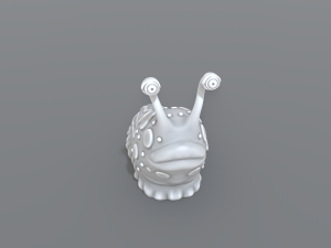 cartoon slug Model Cetak 3D