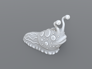 cartoon slug Model Cetak 3D