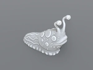 cartoon slug 3D Print Model