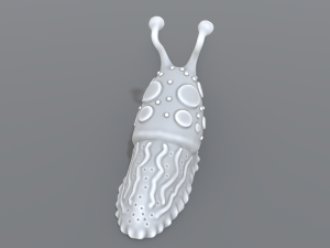 cartoon slug Model Cetak 3D