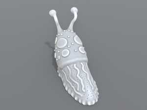cartoon slug Model Cetak 3D