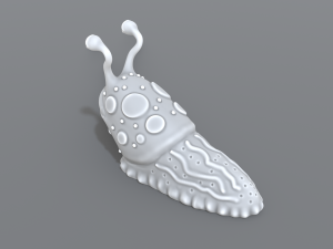 cartoon slug Model Cetak 3D