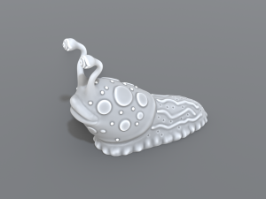 cartoon slug Model Cetak 3D