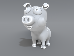cartoon piggy 3D Print Model