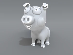 cerdito de dibujos animados Modelo de impresión 3D