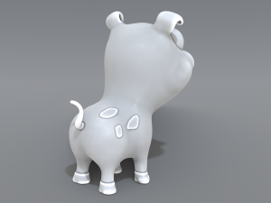 cartoon piggy Modelo de Impressão 3D