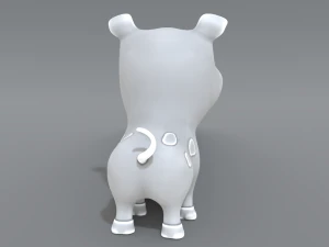 cartoon piggy 3D Print Model